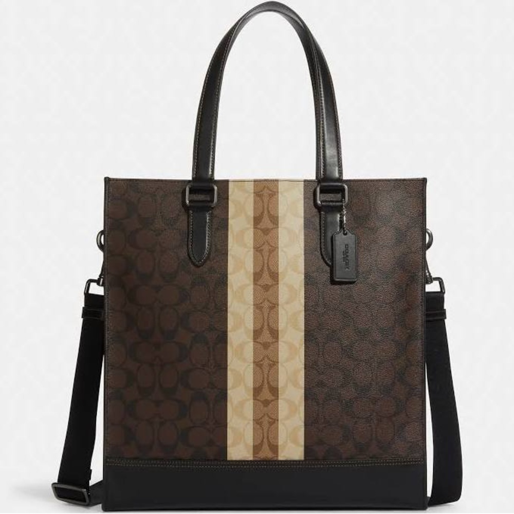 Coach Graham Structured Tote Crossbody Laptop Bag